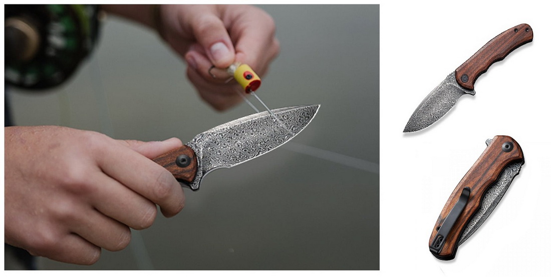 Civivi Mini Praxis Damascus